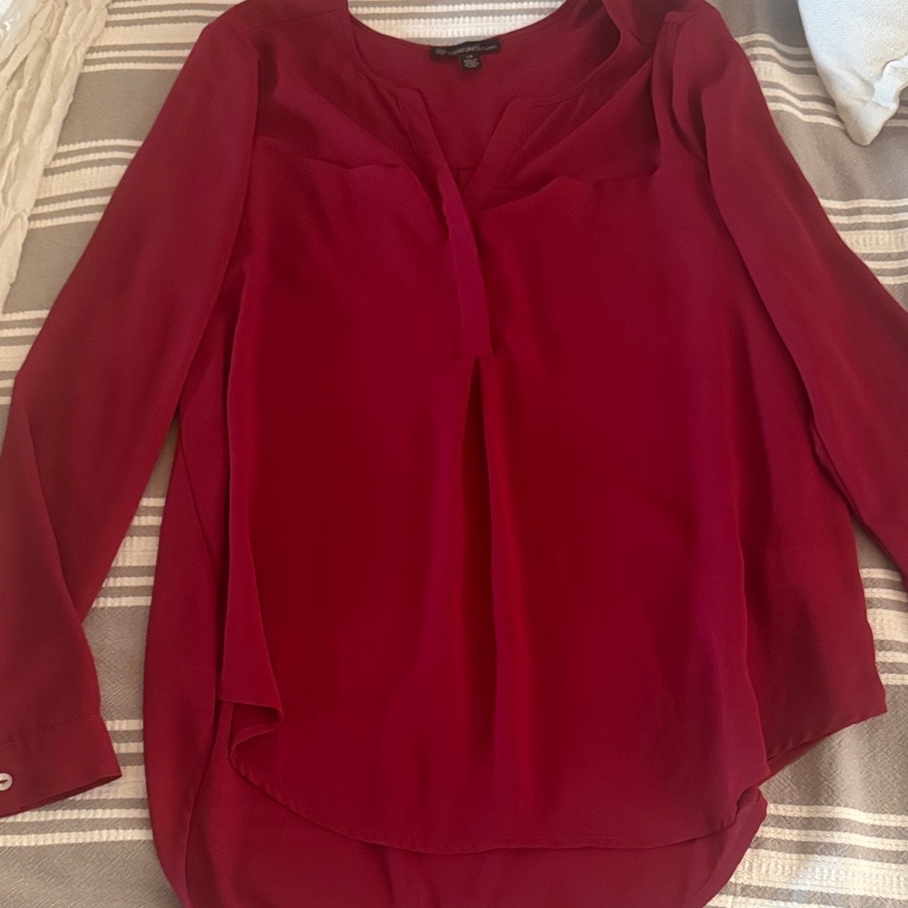 Signature Studio Deep Red Blouse